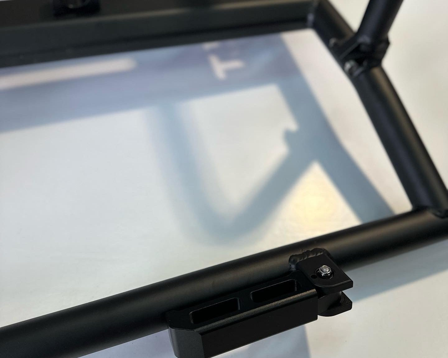 Ford Transit Rear Door Tire Ladder Carrier 180 Degree Door Hinge Focus Shot