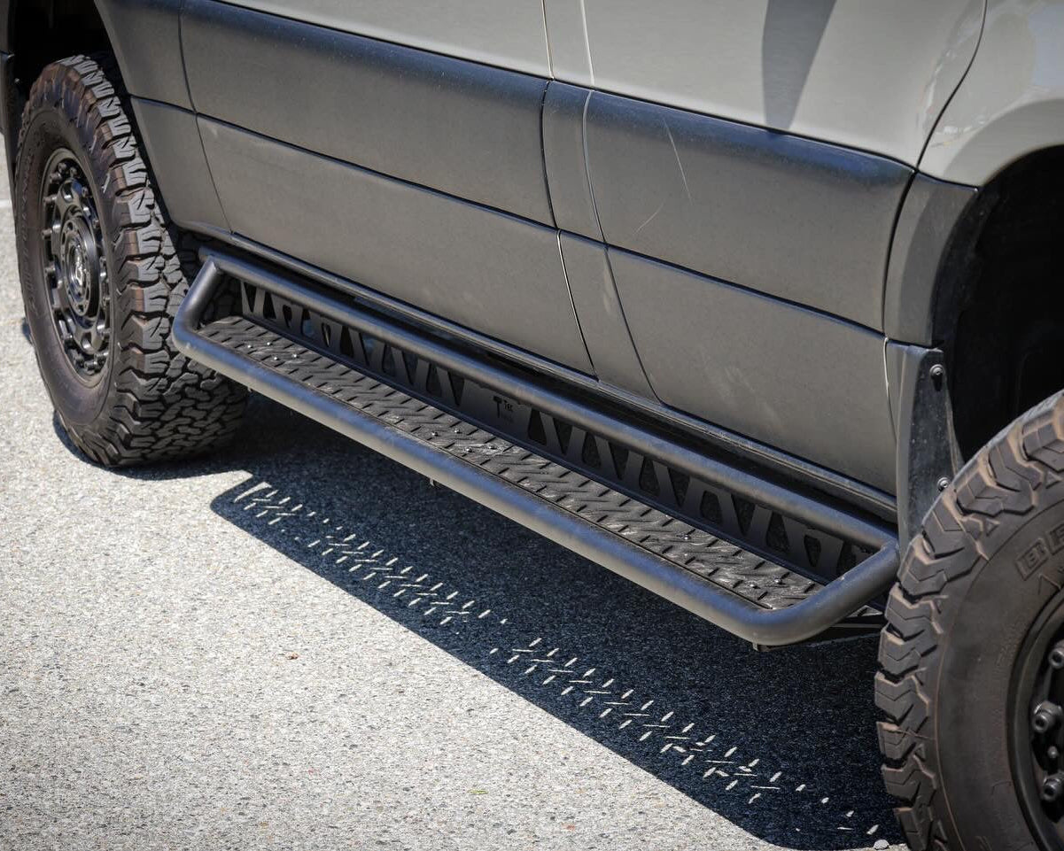Sprinter Aluminum Running Boards With Drop-Down