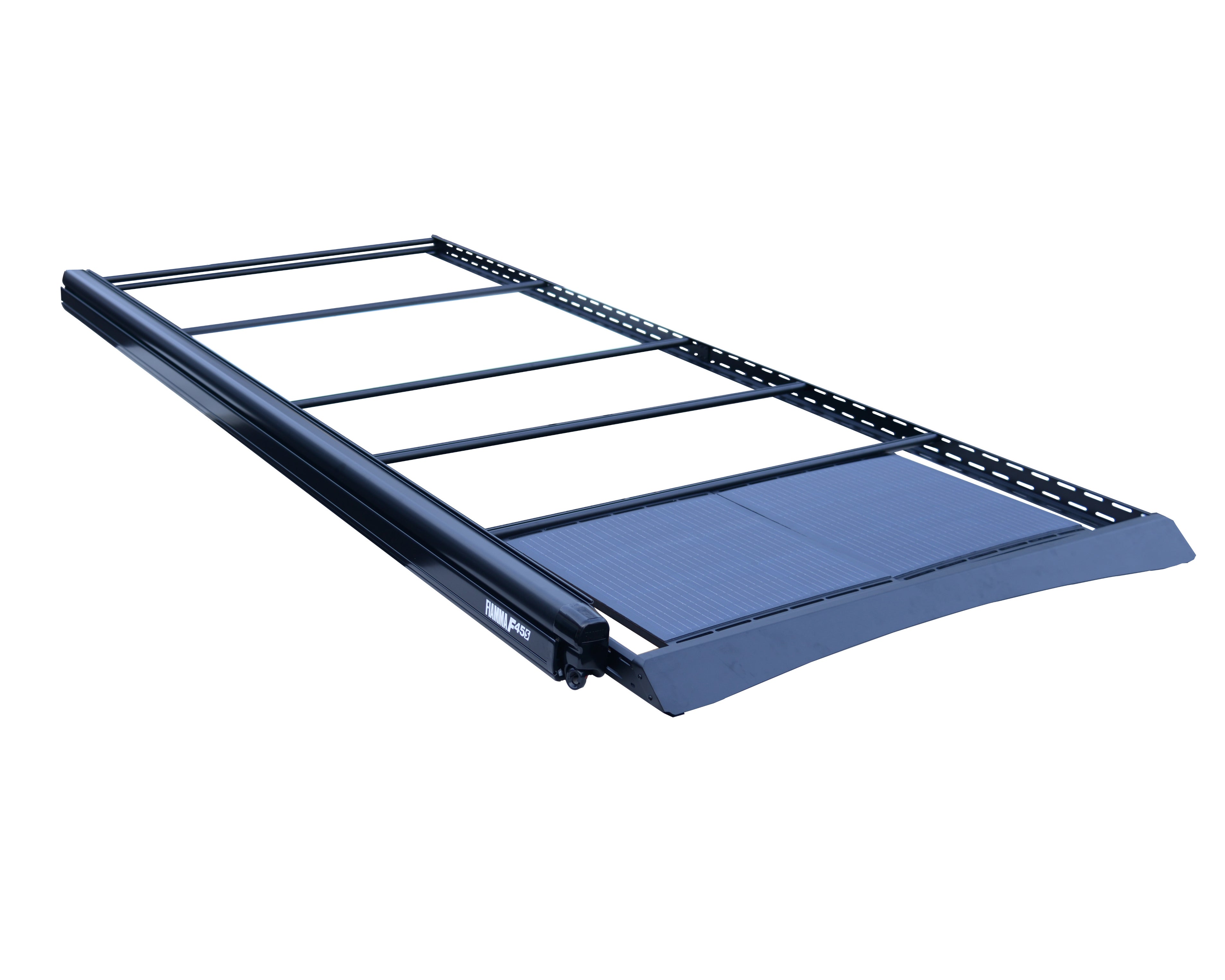 All Purpose Roof Rack With Awning And Solar Panel