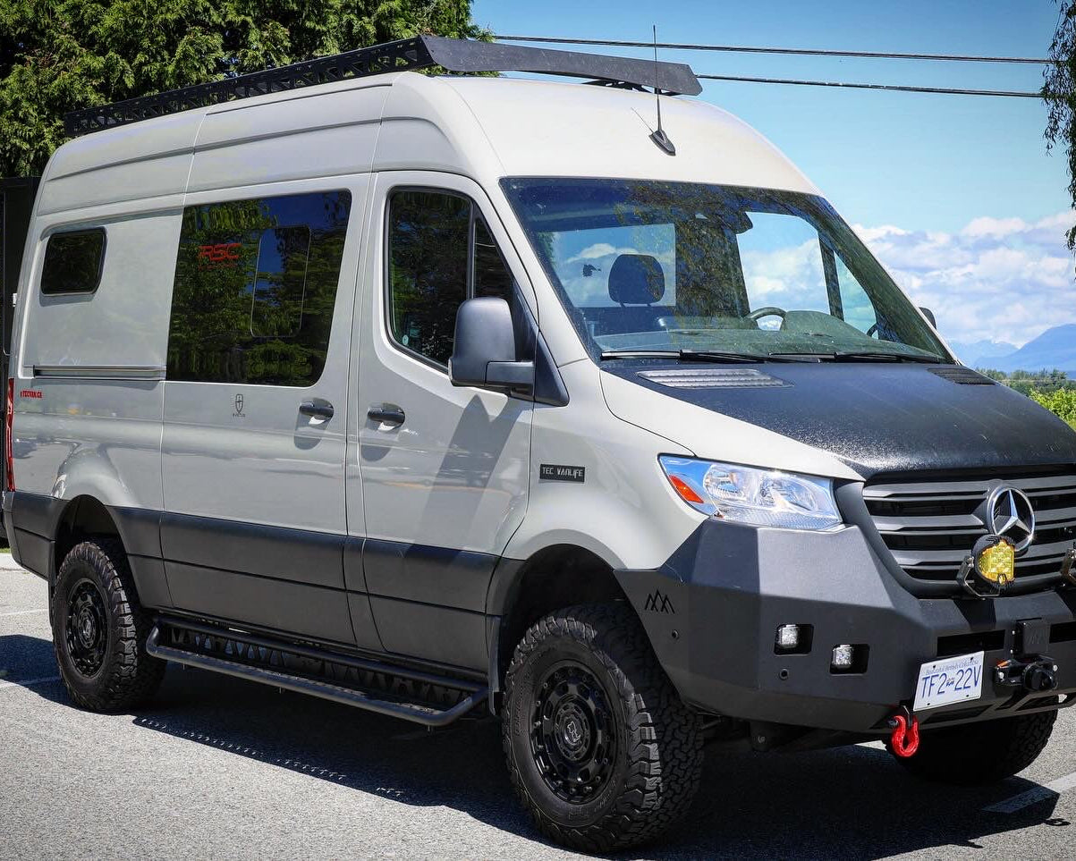 Sprinter Aluminum Running Boards With Drop-Down