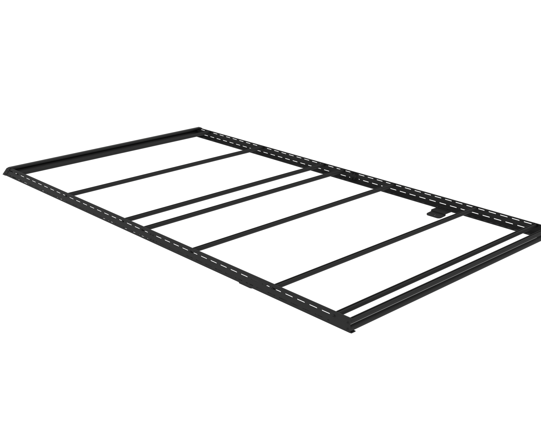 2015+ Ford Transit All Purpose Roof Rack 148 High Roof Rendered Back View