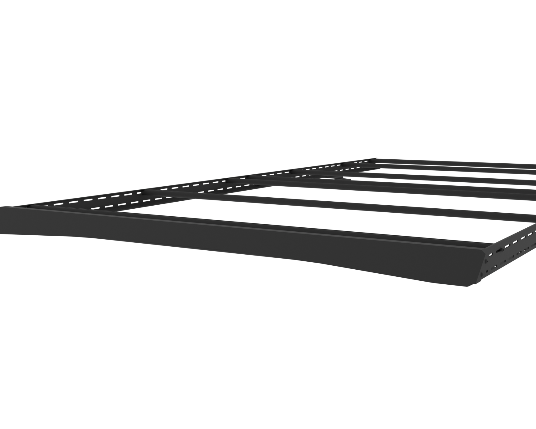 2015+ Ford Transit All Purpose Roof Rack 148 High Roof Rendered Front Focus View