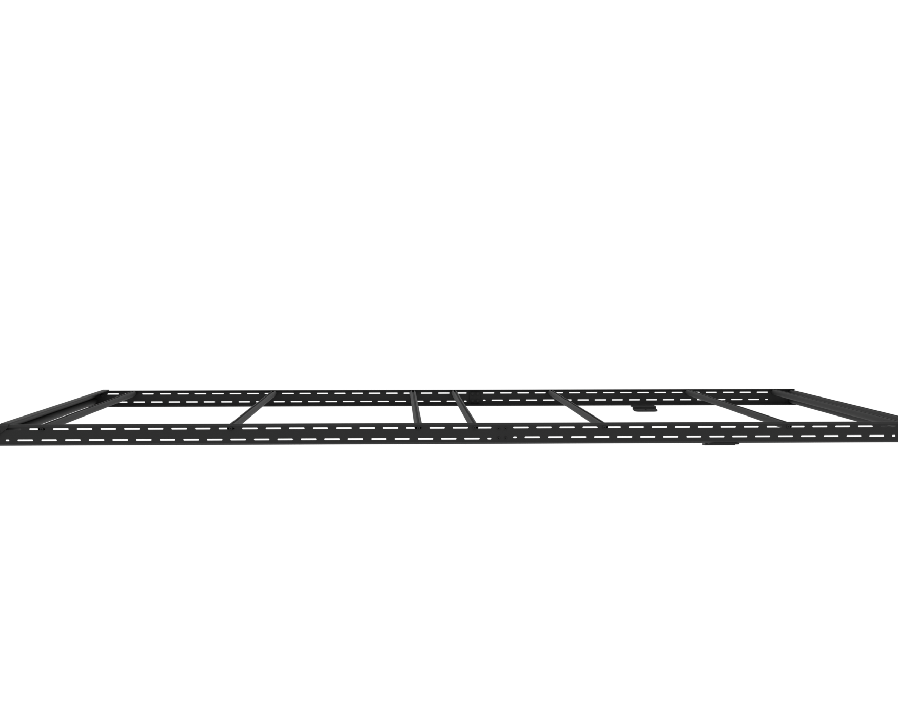 2015+ Ford Transit All Purpose Roof Rack 148 High Roof Rendered Side View