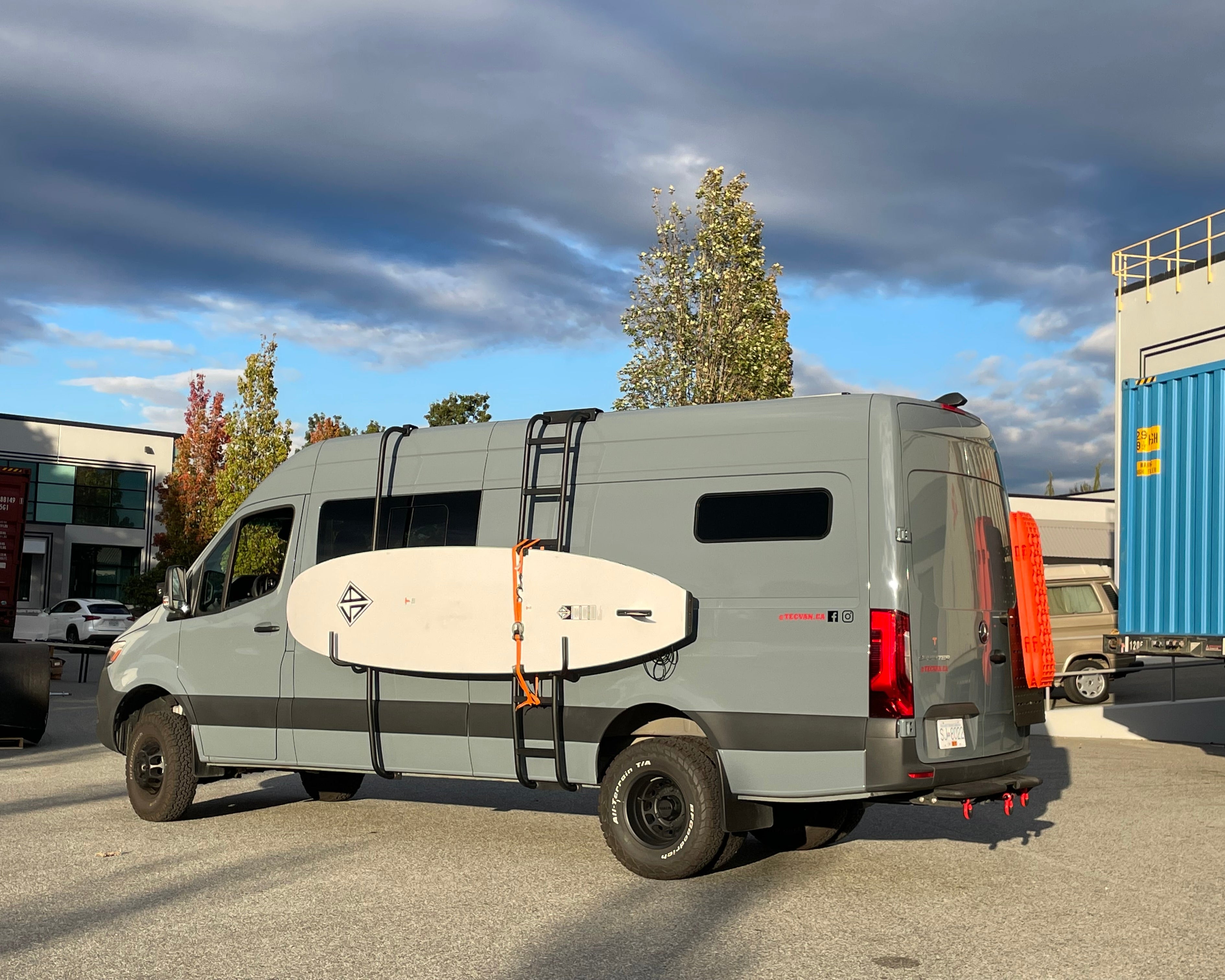 Tec Vanlife surf and paddle board rack.