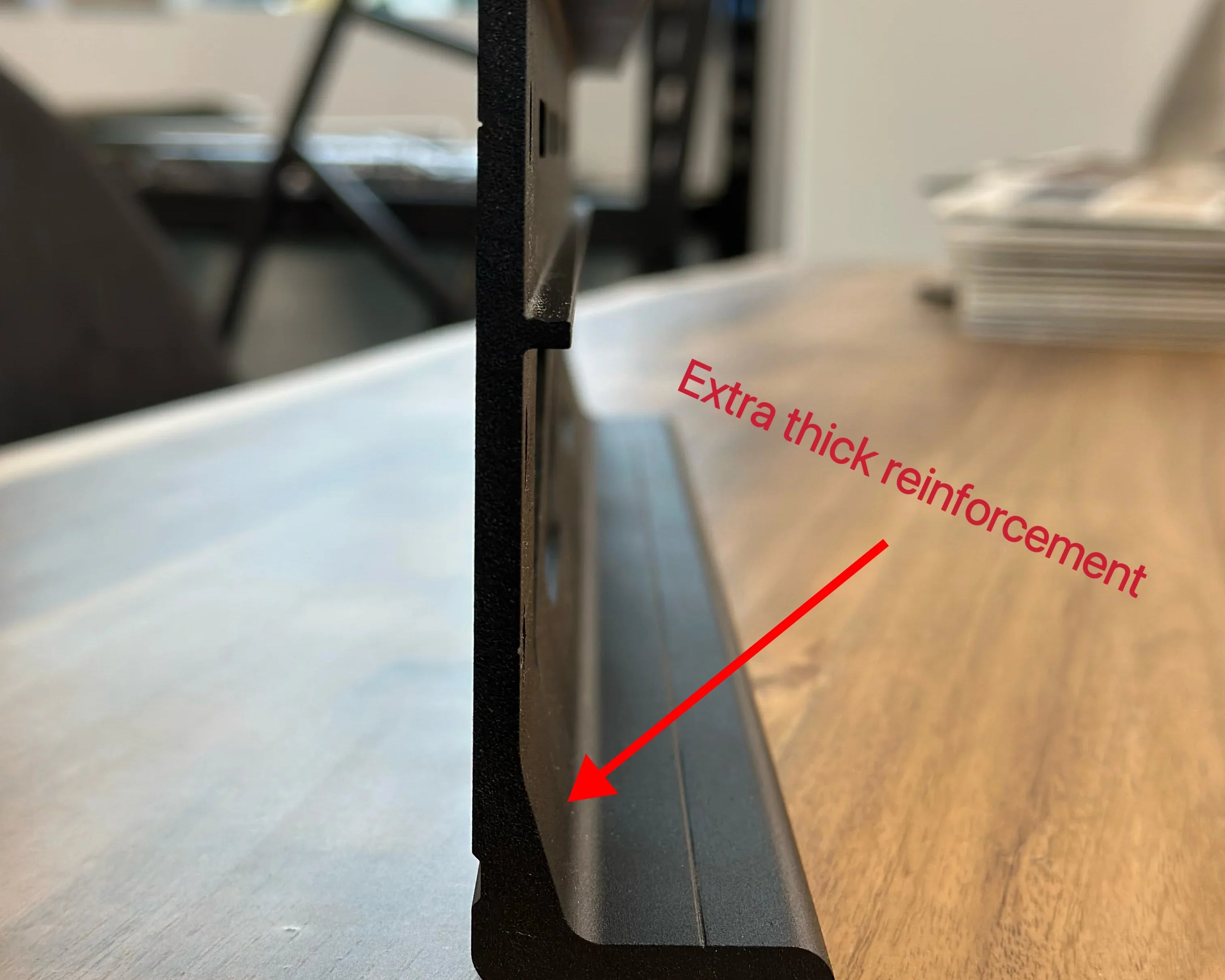 2007+ Mercedes Sprinter 144" High Roof Modular Roof Rack Front View Side Wall Focus