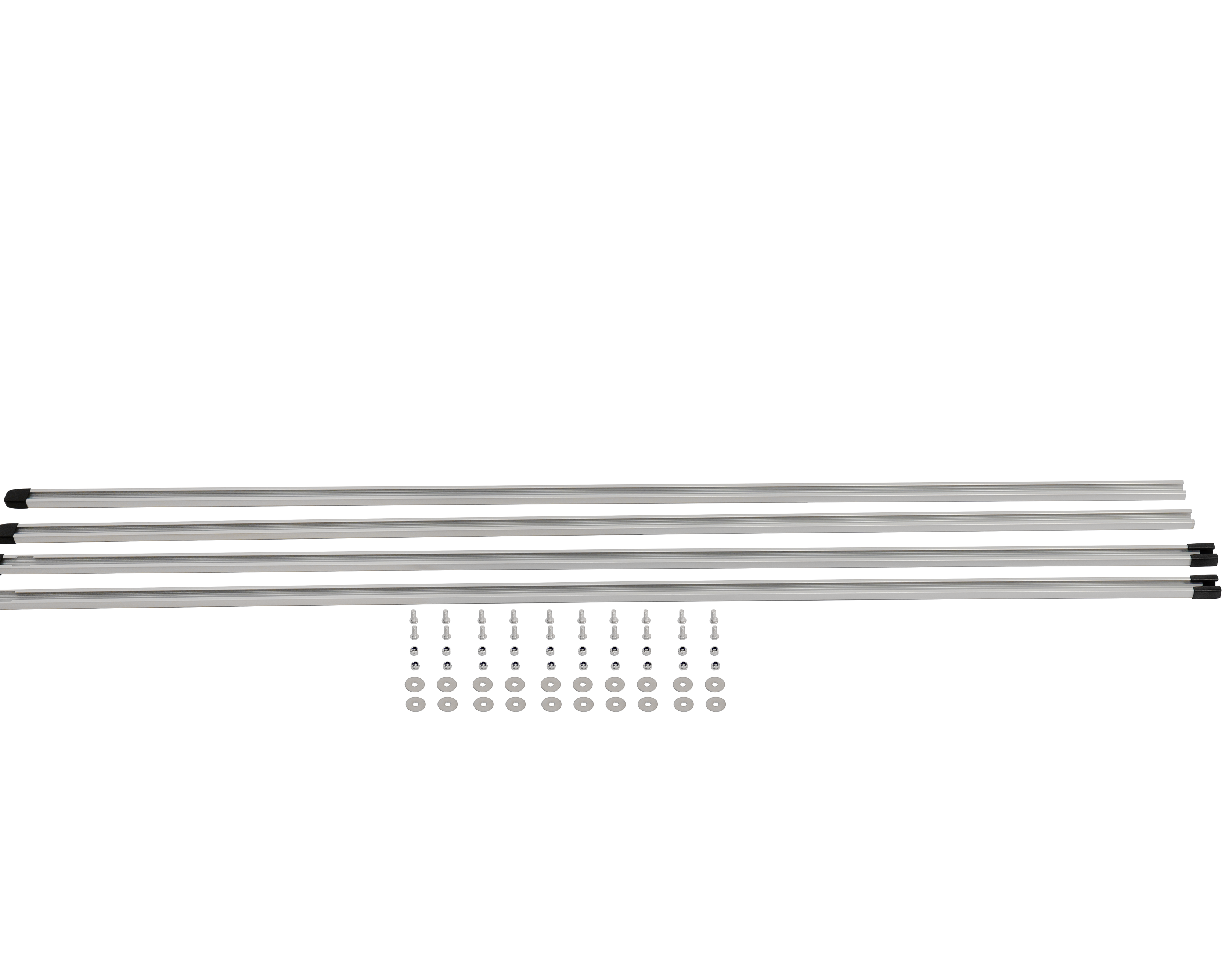 Sprinter Roof Rails / Roof Tracks Studio Shot 170 Silver