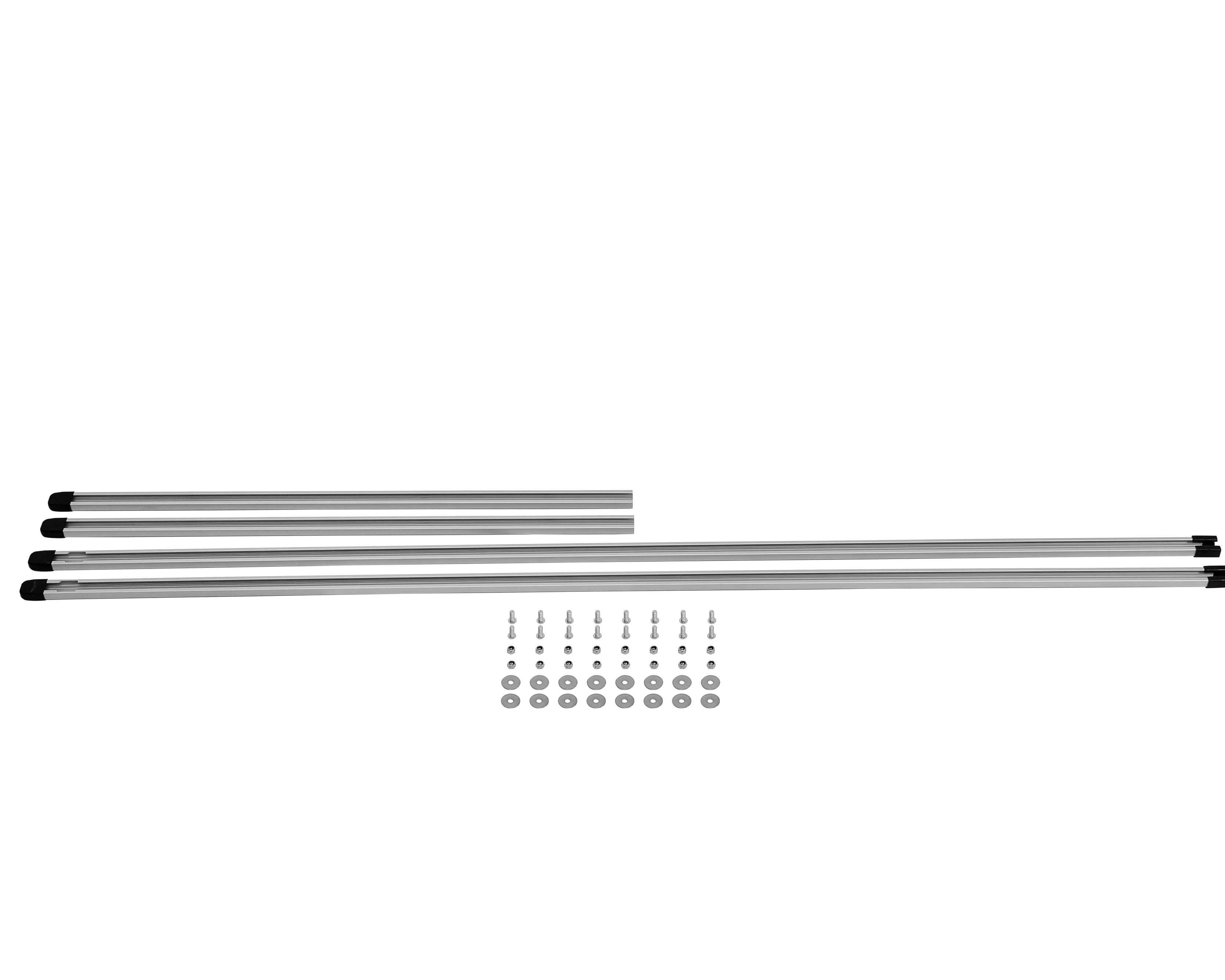 Sprinter Roof Rails / Roof Tracks Studio Shot 144 Silver