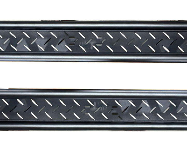 2007+ Mercedes Sprinter Full Length Drop Down Running Boards Studio Shot Top Down View