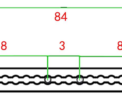 L track Dimensions