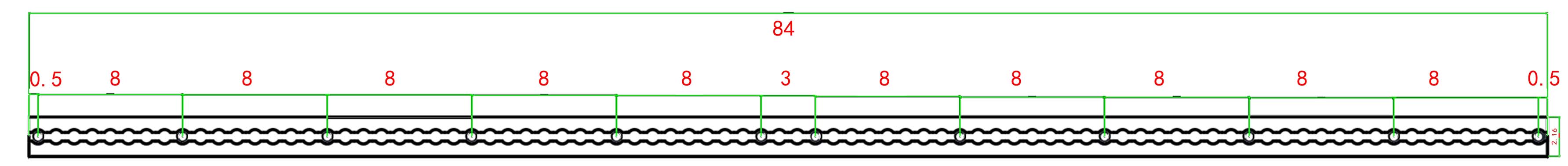 L track Dimensions