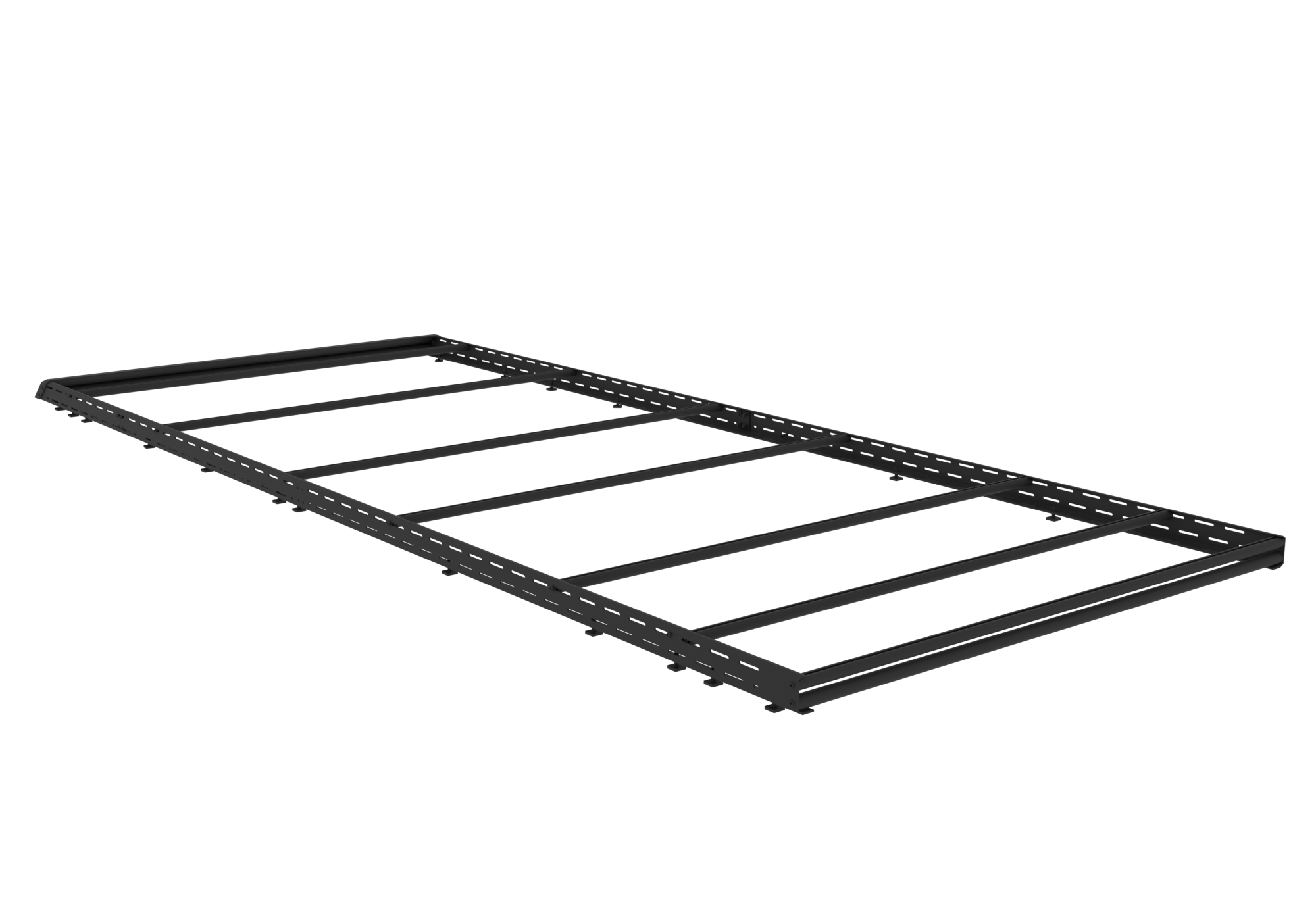 2007+ Mercedes Sprinter All Purpose Roof Rack 144 High Roof Rendered Back View
