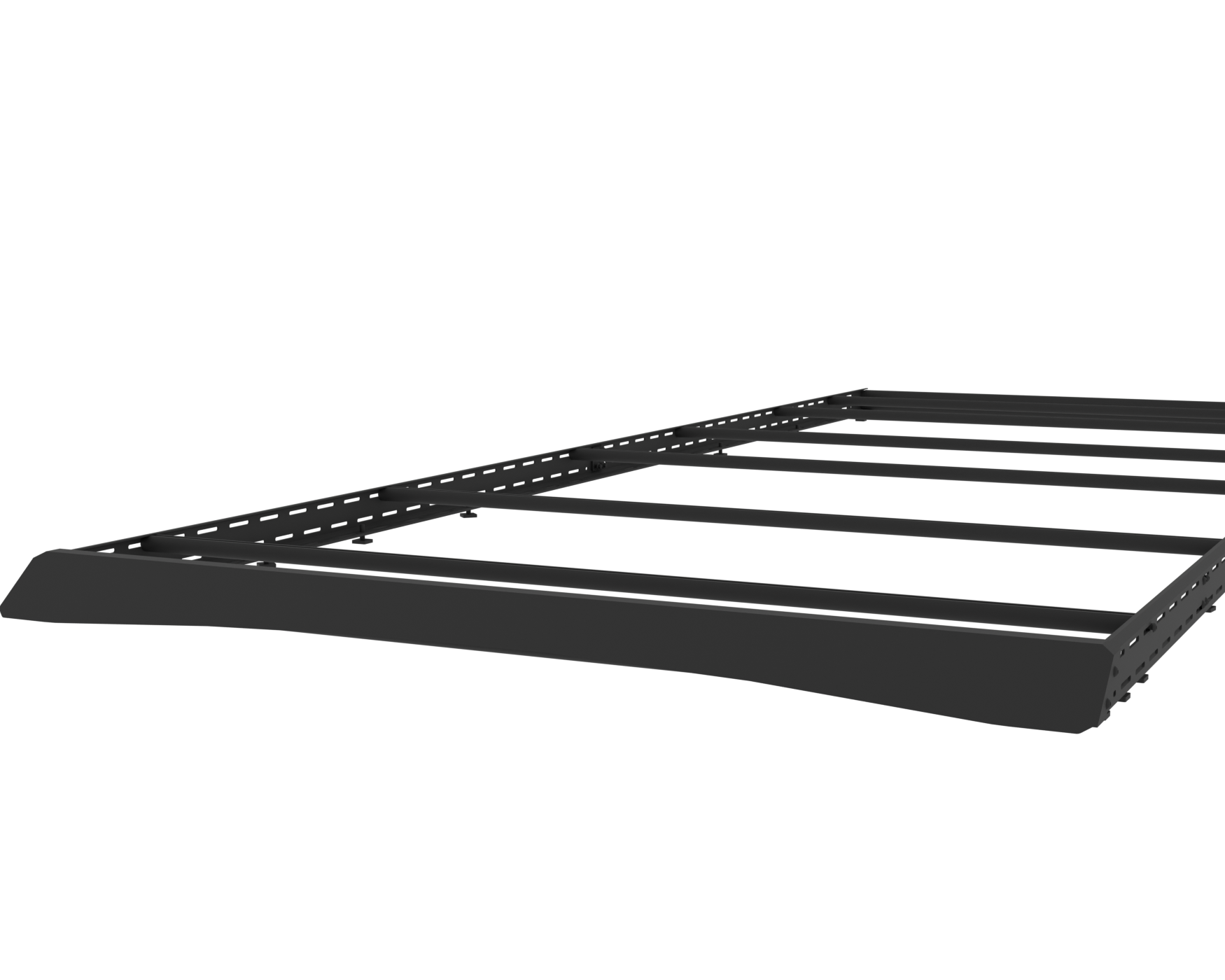 2007+ Mercedes Sprinter All Purpose Roof Rack 144 High Roof Rendered Front Focus View