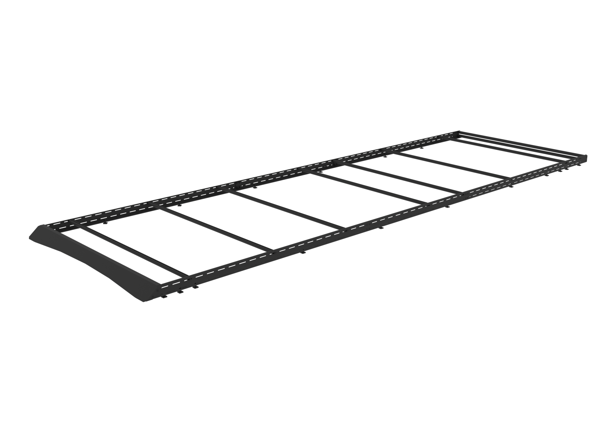 2007+ Mercedes Sprinter All Purpose Roof Rack 170 High Roof Rendered Angled View