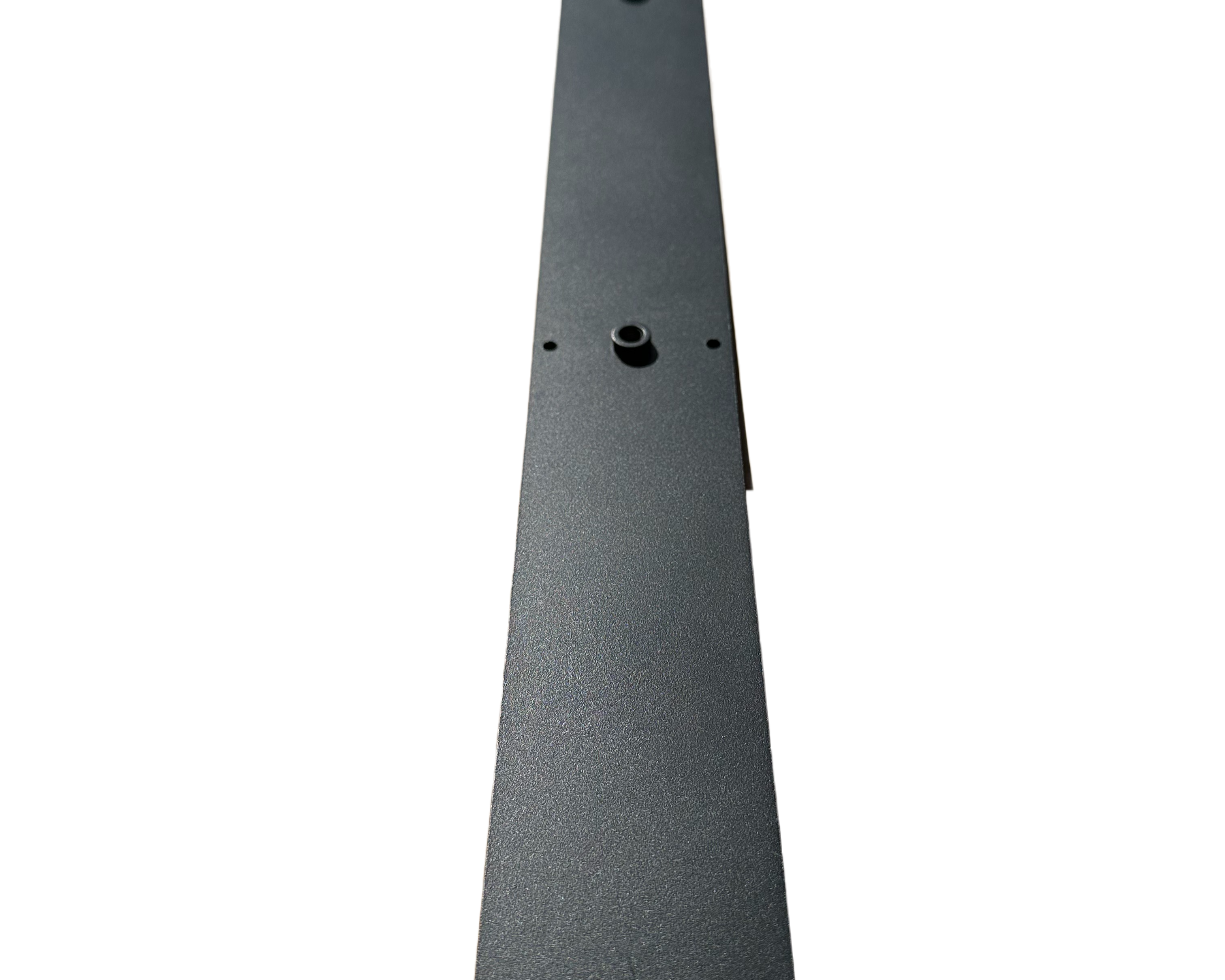 L-track back framing with pre-drilled holes for easy installation.