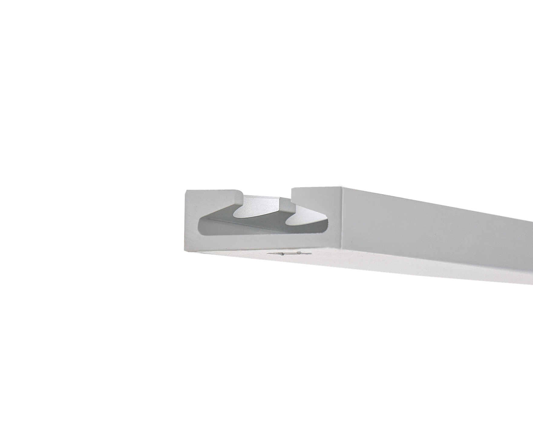 High capacity aluminum L-track kit with a 3.5 mm thick channel and 1000 lb working load limit.