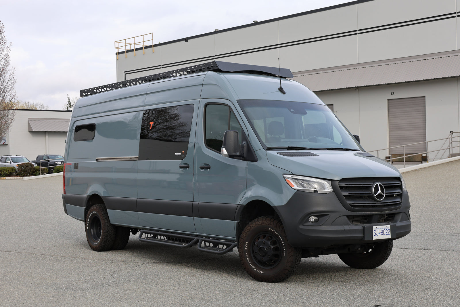 Sprinter van on the highway