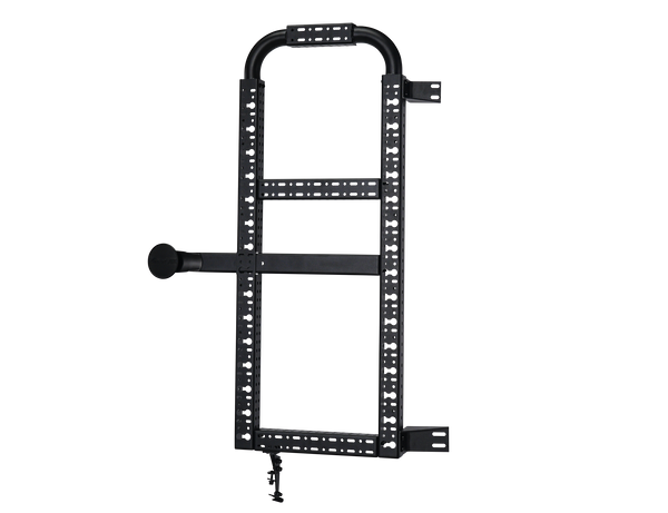Sprinter no-drill rear door gear rack