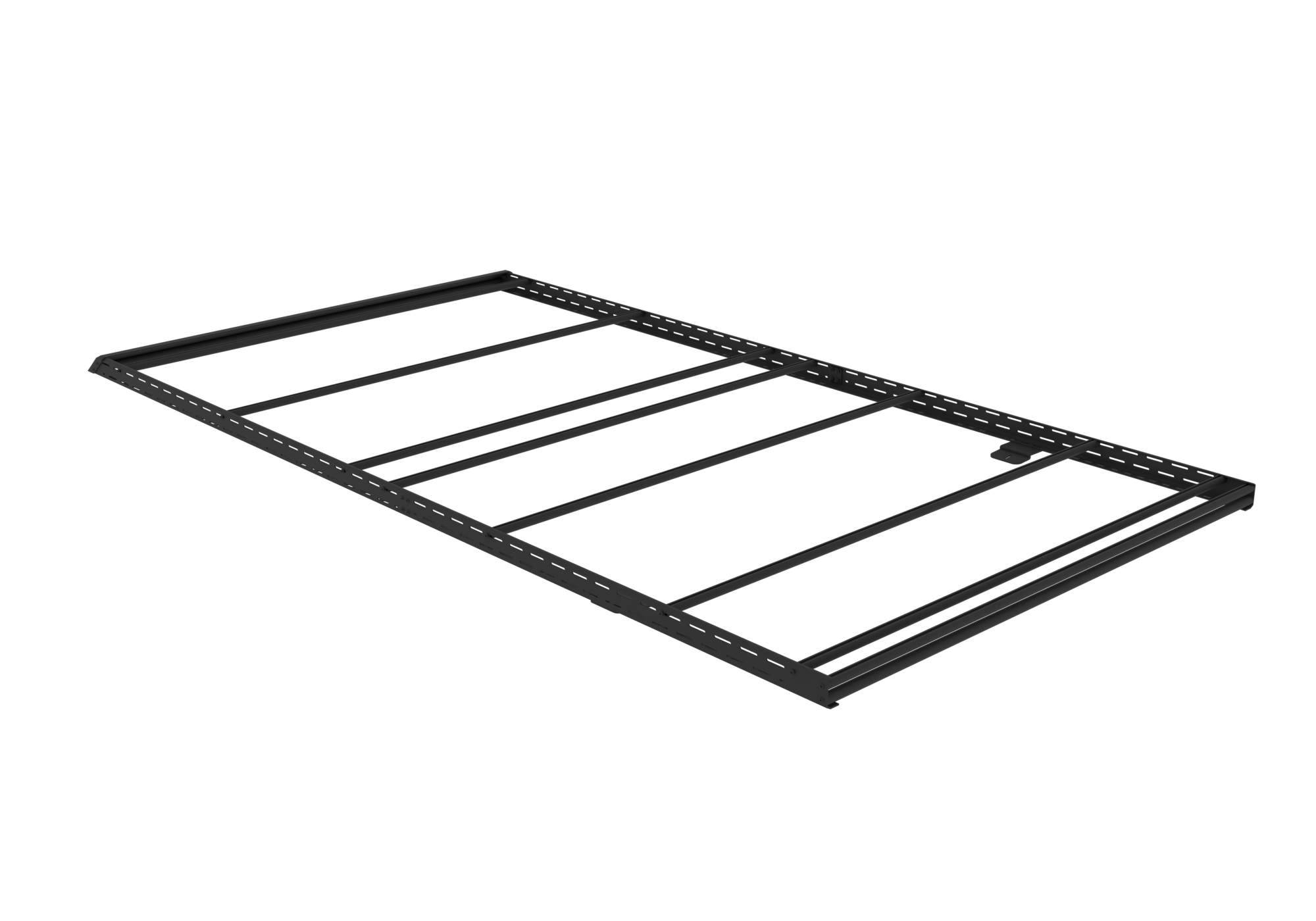 2015+ Ford Transit All Purpose Roof Rack 148 High Roof Rendered Back View