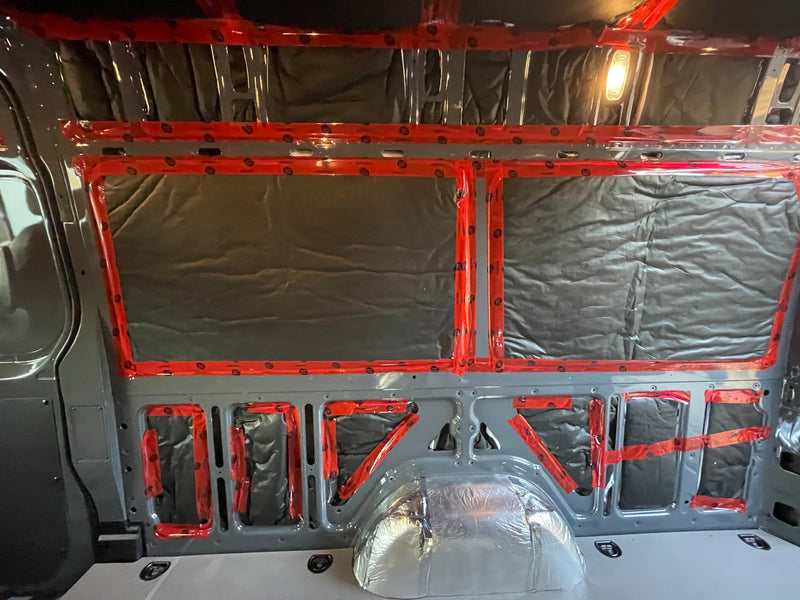 3M Thinsulate on a Sprinter side wall