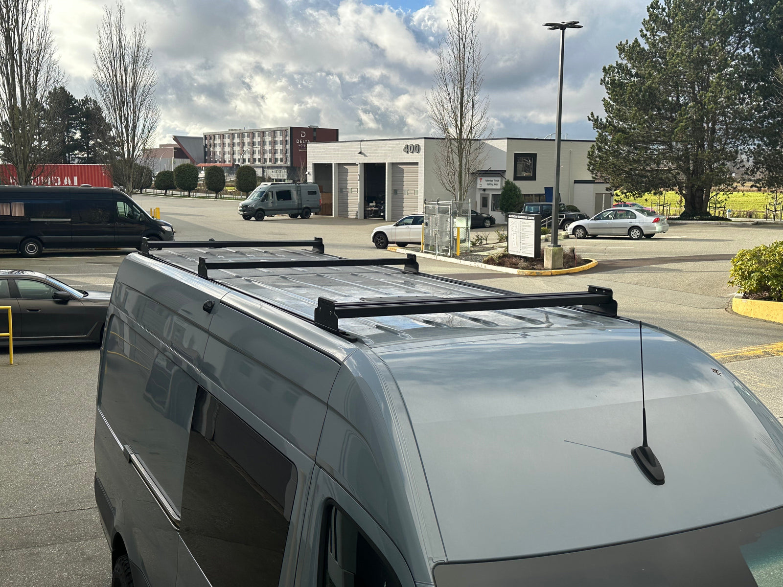 Sprinter Roof Bars installed