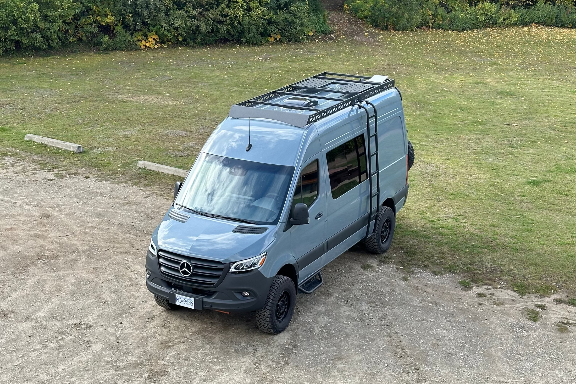Sprinter Modular Roof Rack — full view