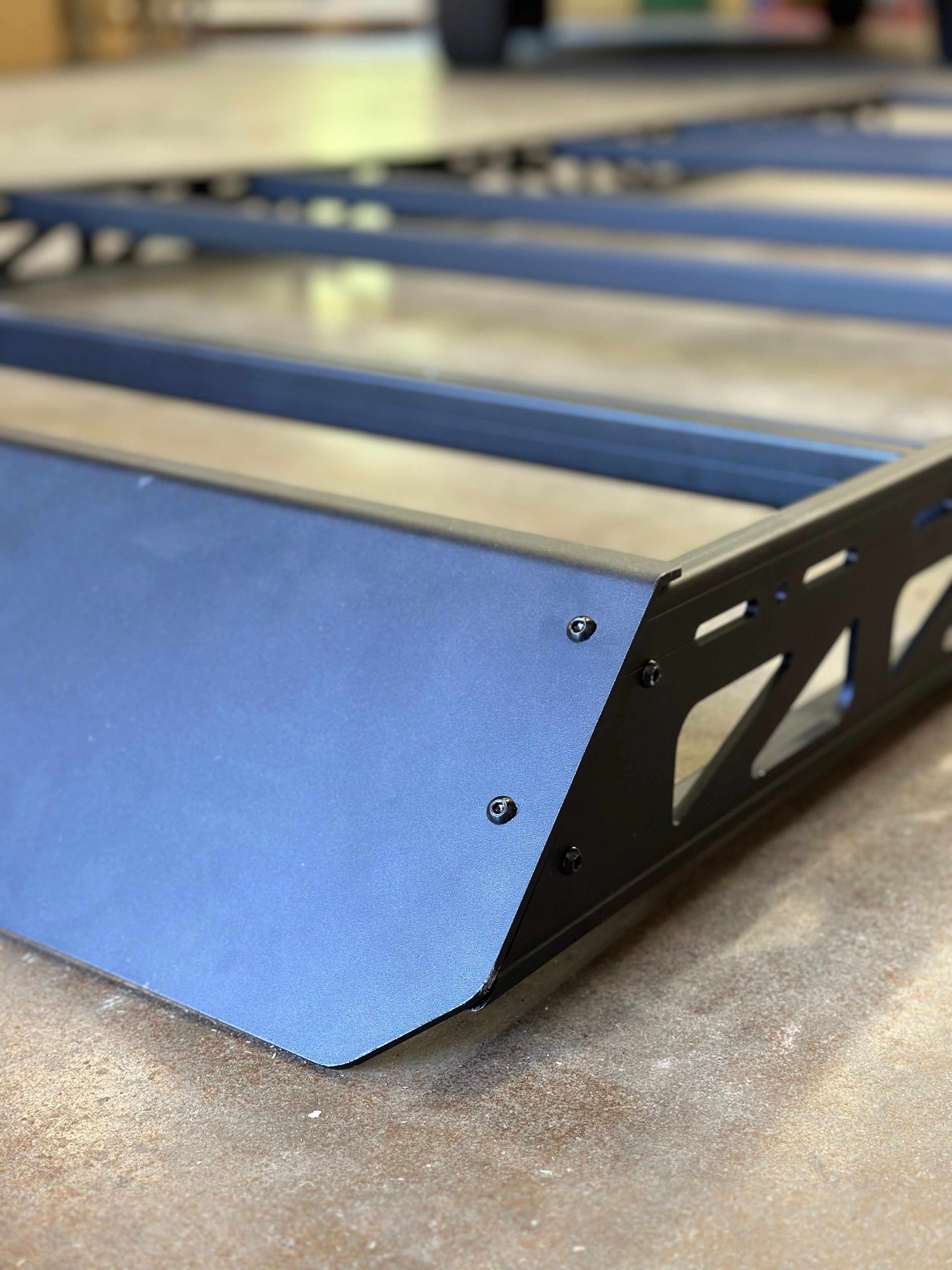 2015+ Ford Transit 148 High Roof Modular Roof Rack Front Focus View