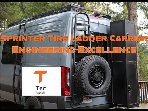 2019+ Mercedes Sprinter Two In One Ladder Tire Carrier System Youtube Introduction